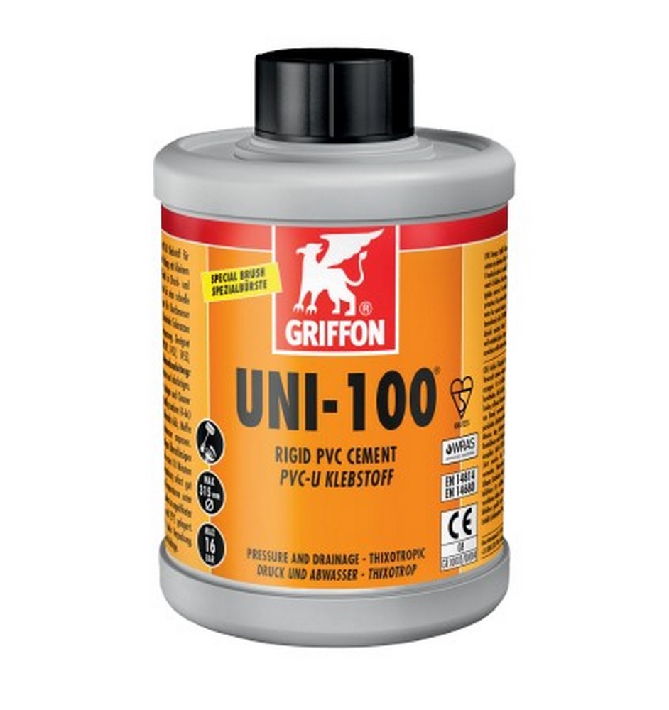 Hart-PVC Kleber I Griffon UNI-100 I 250 ml