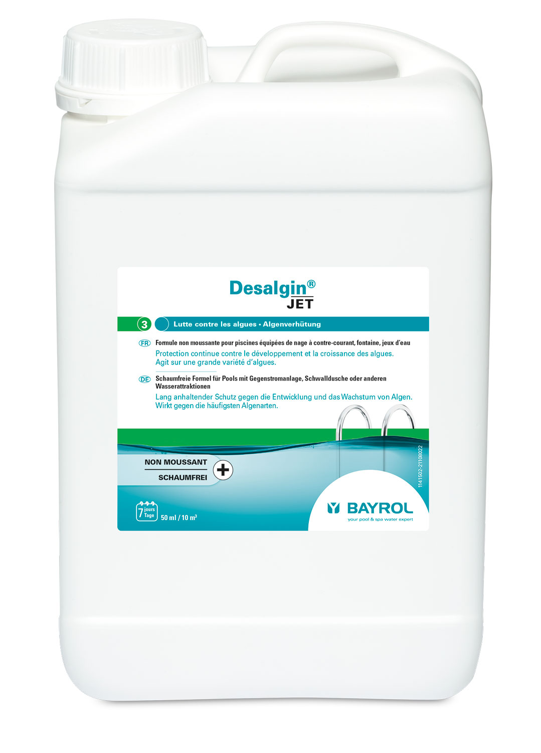 BAYROL Desalgin® JET | 3 Liter Kanister | Algenschutz Flüssigkonzentrat