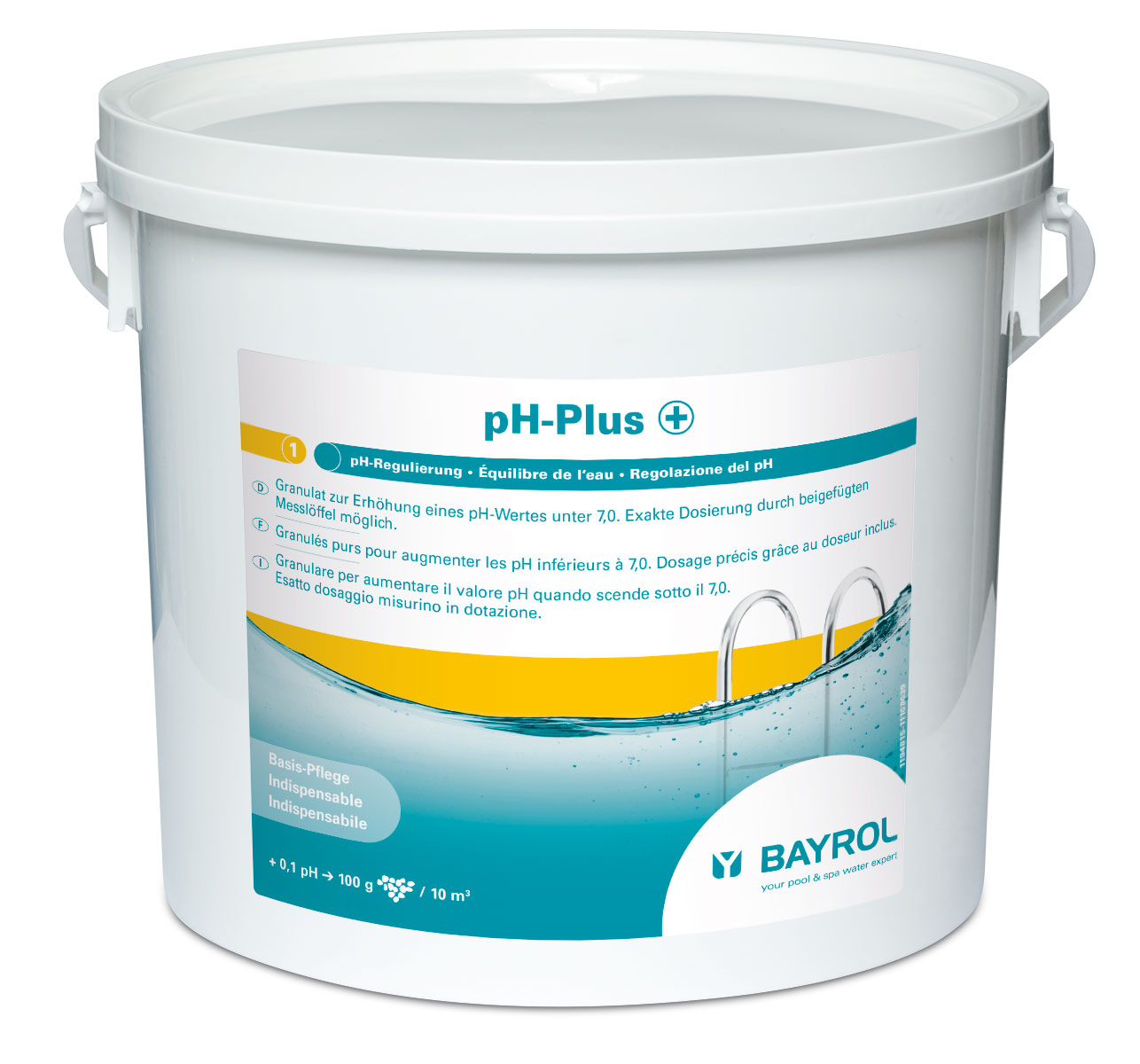BAYROL pH Plus | 5 kg Eimer | staubfreies Granulat