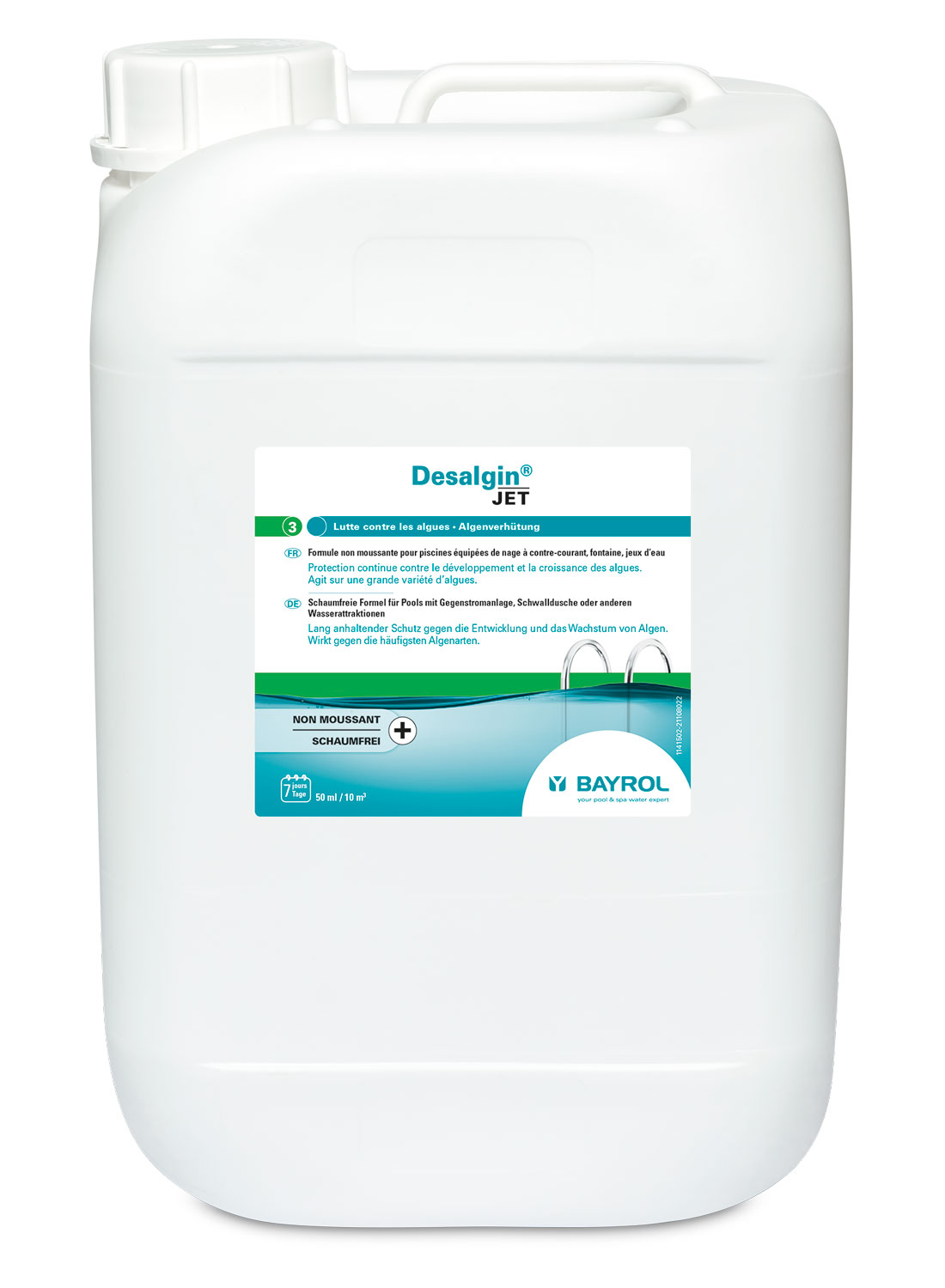 BAYROL Desalgin® JET | 6 Liter Kanister | Algenschutz Flüssigkonzentrat