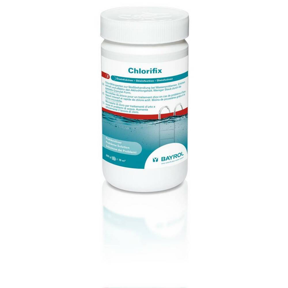 BAYROL Chlorifix® | 1 kg Dose | staubfreies Chlor Granulat