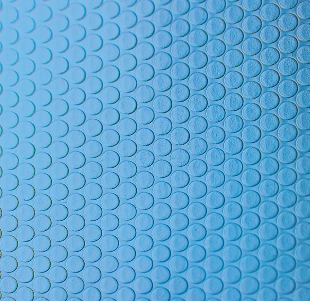 Poolfolie für Rechteckpool mit Treppe OBLIQUE I 800 x 400 x 150 cm I 0,8 mm I blau
