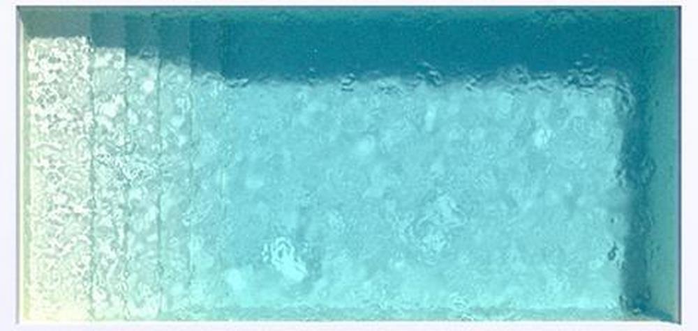 Poolfolie für Rechteckpool mit Treppe COMPLETE 400 I 800 x 400 x 150 cm I 0,8 mm I sandfarben