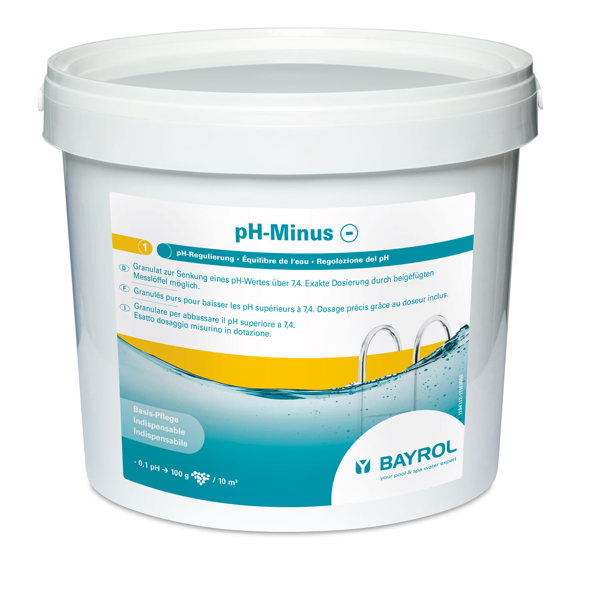BAYROL pH Minus | 6 kg Eimer | staubfreies Granulat