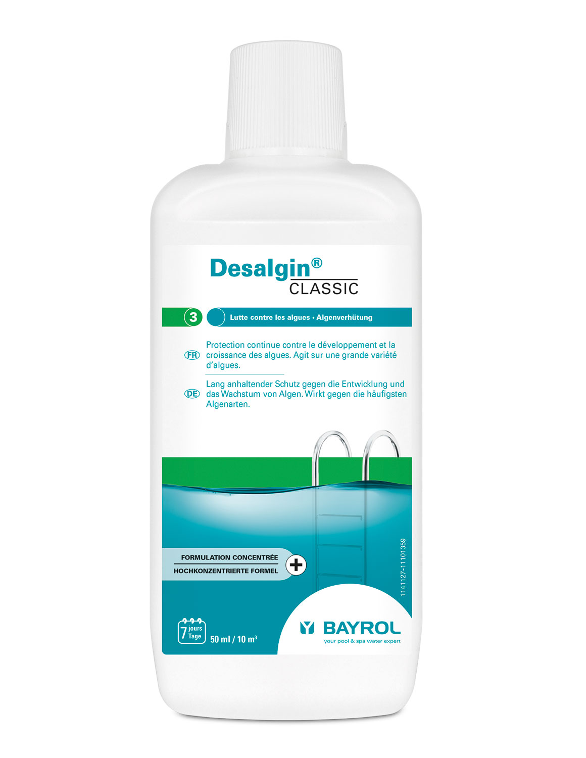 BAYROL Desalgin® CLASSIC | 1 Liter Flasche | Algenschutz Flüssigkonzentrat