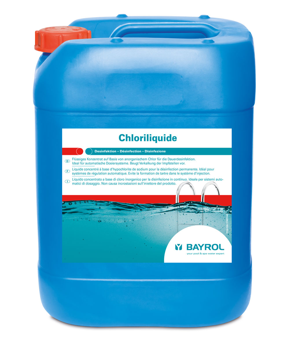 BAYROL Chloriliquide | 20 Liter Kanister | Chlor Flüssigkonzentrat